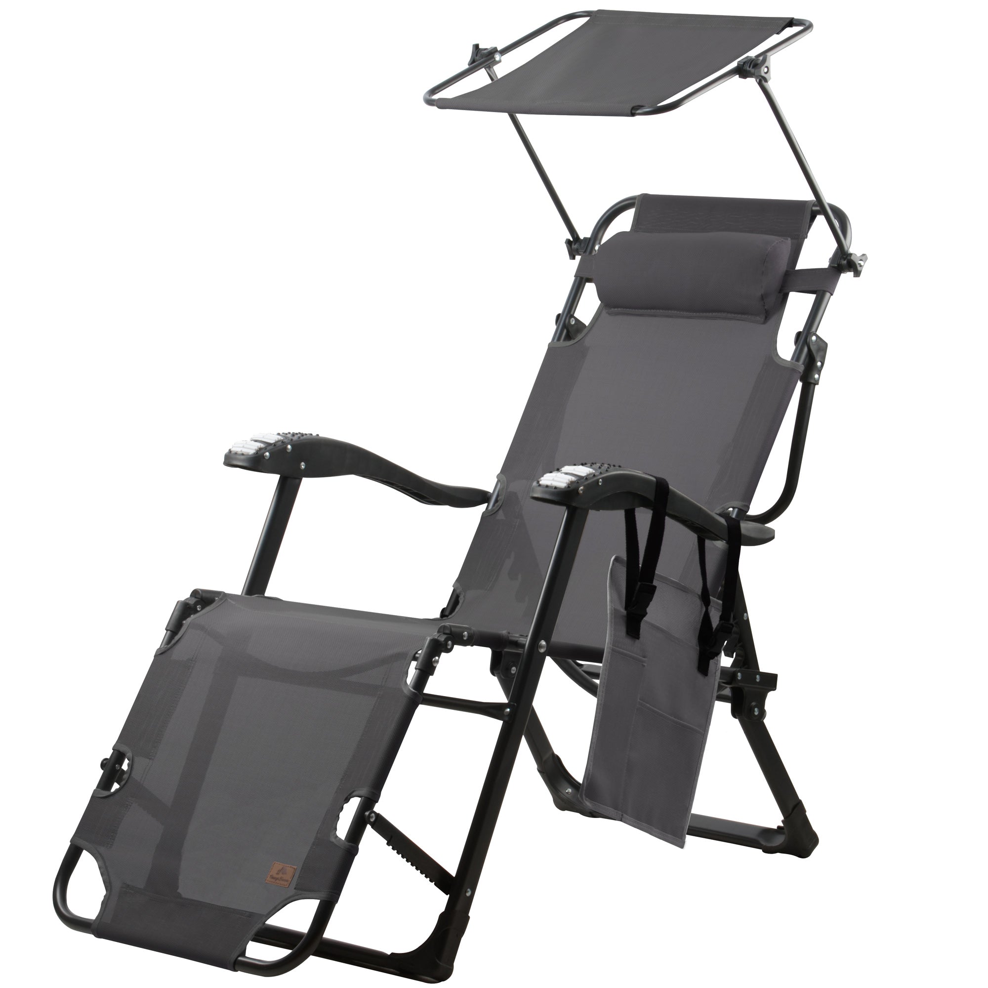 camping sonnenliegen Sonnenliege, inkl. Dach und Arm-Massagerollen – CampFeuer