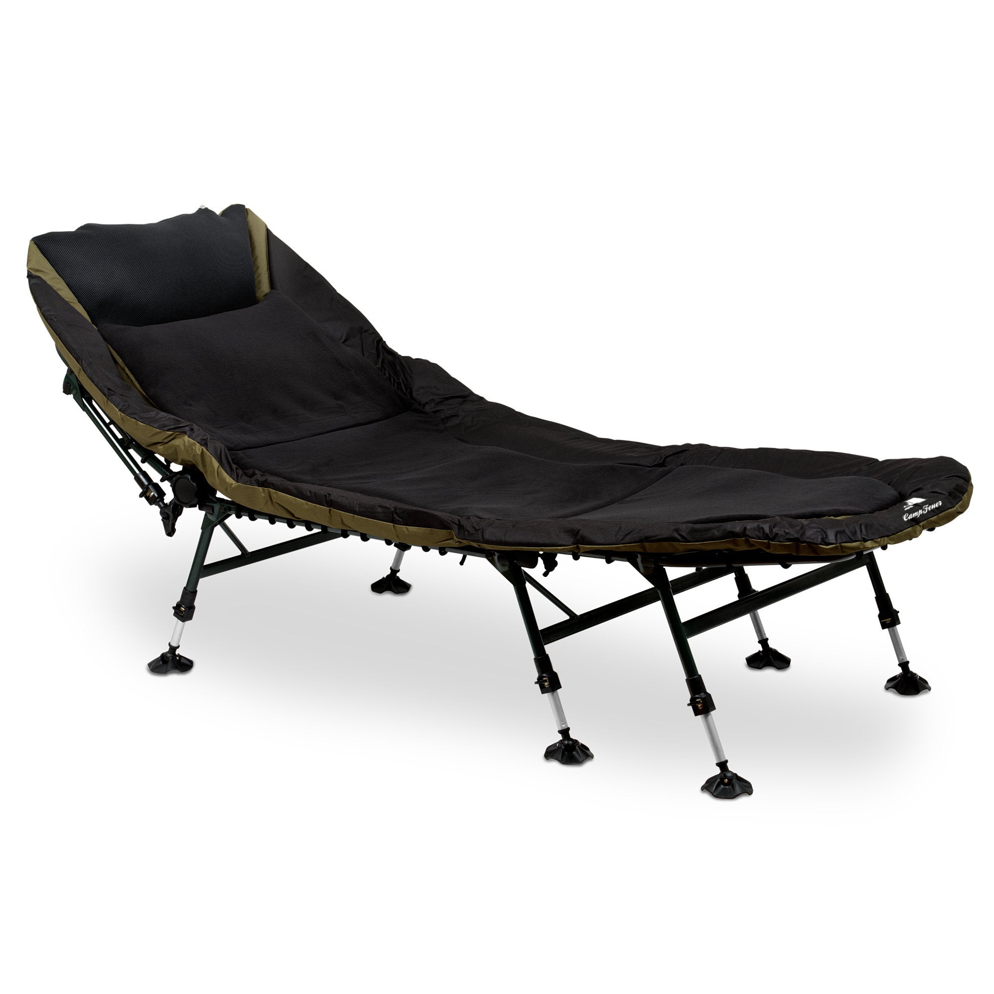 karpfenliege xxl mit schlafsack Karpfenliege "XXL", 210 x 85 x 45-60 cm, höhenverstellbar – CampFeuer