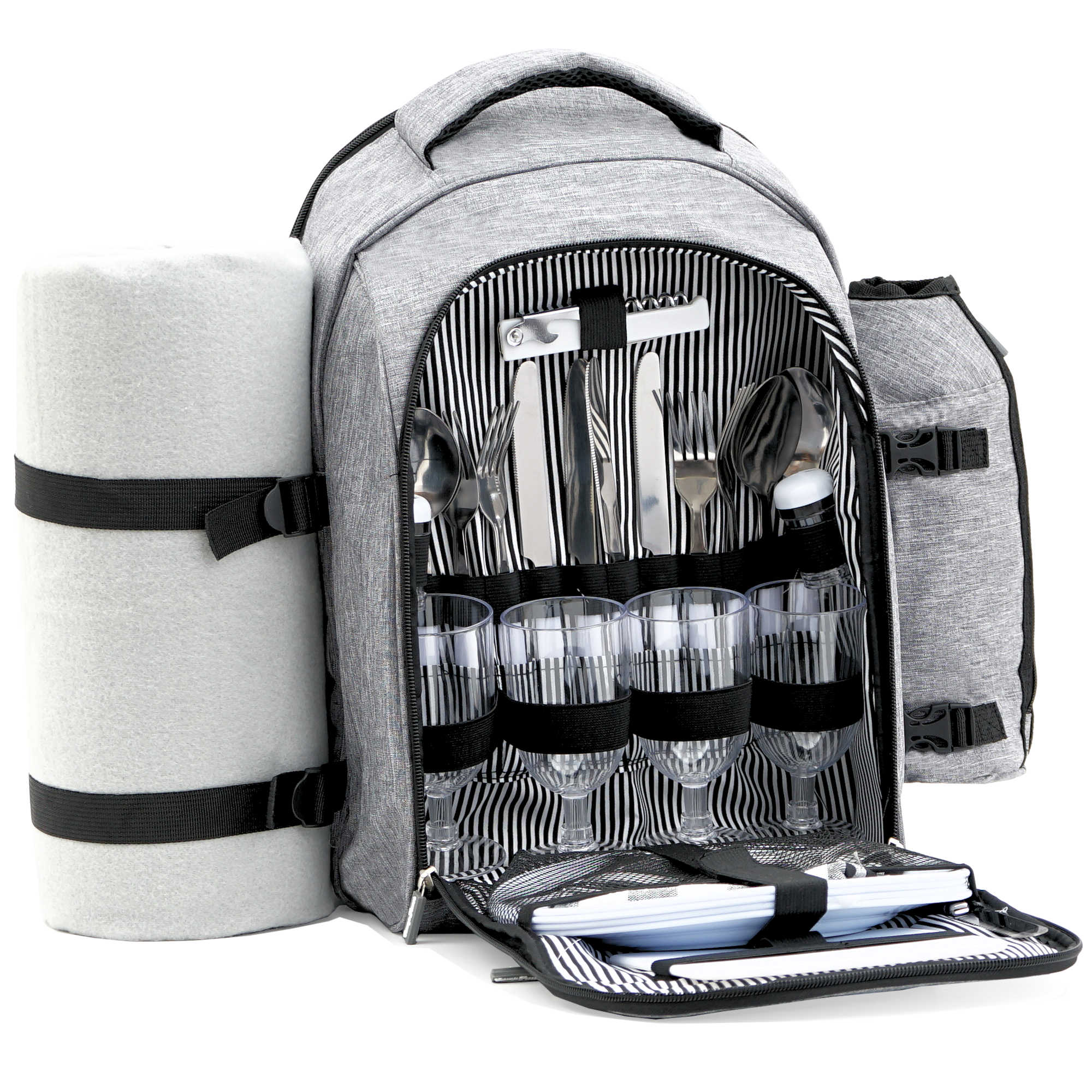 wanderrucksack picknick Picknickrucksack, 32-teilig, 4 Personen – CampFeuer Wenn's gut werden muss ebayEU Color:Frame: Oat Lens: Perceive Variable Blue (21% / S2) Spare Lens: Perceive Cloudy Pink (53% / S1)