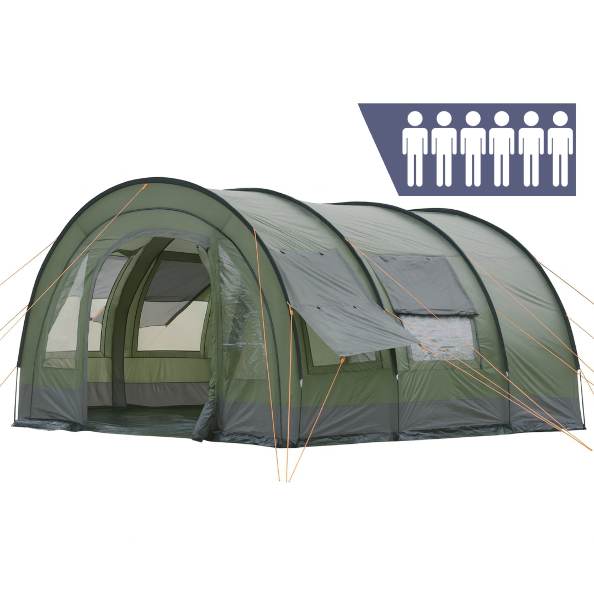 trekking cannes 6 zelt Tunnelzelt "Relax6", 6 Personen – CampFeuer