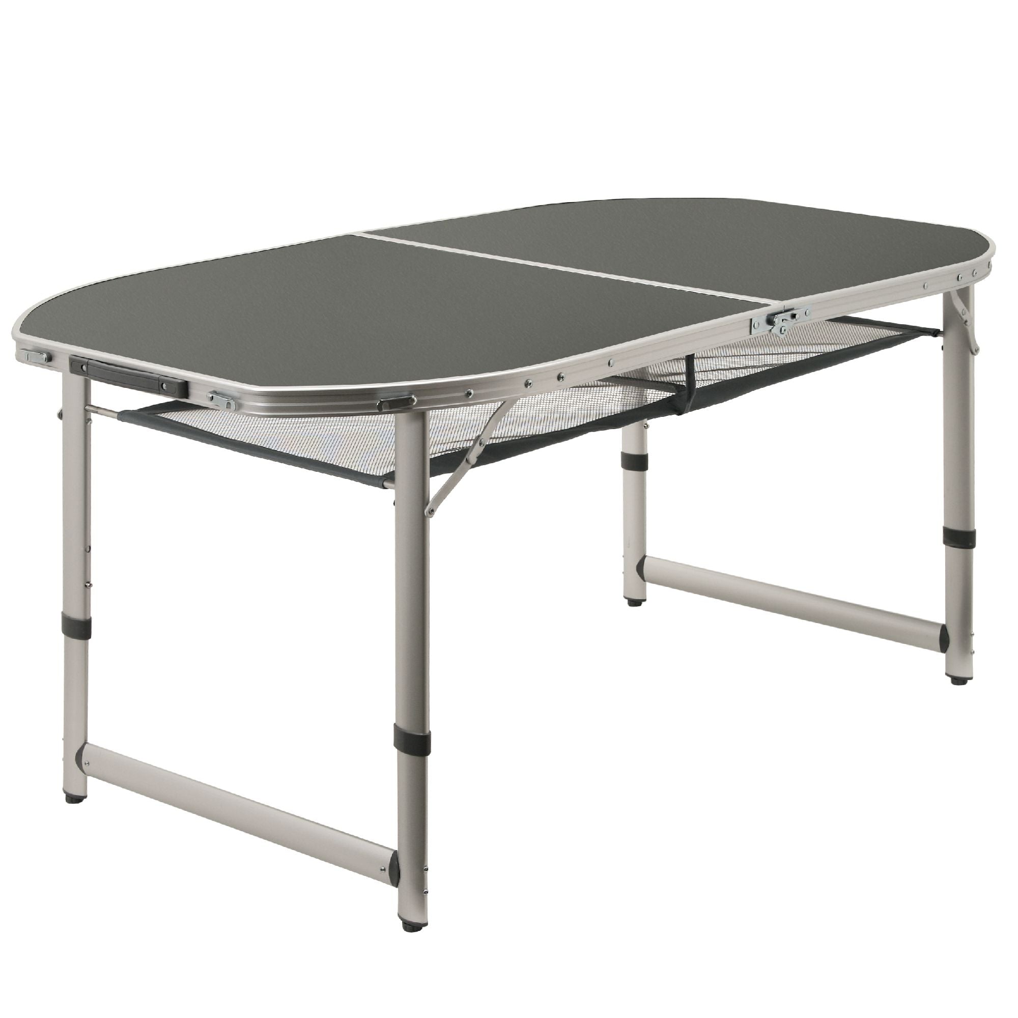 campfeuer campingtisch Campingtisch, 150 x 80 cm, 6 Personen, faltbar, höhenverstellbar – CampFeuer