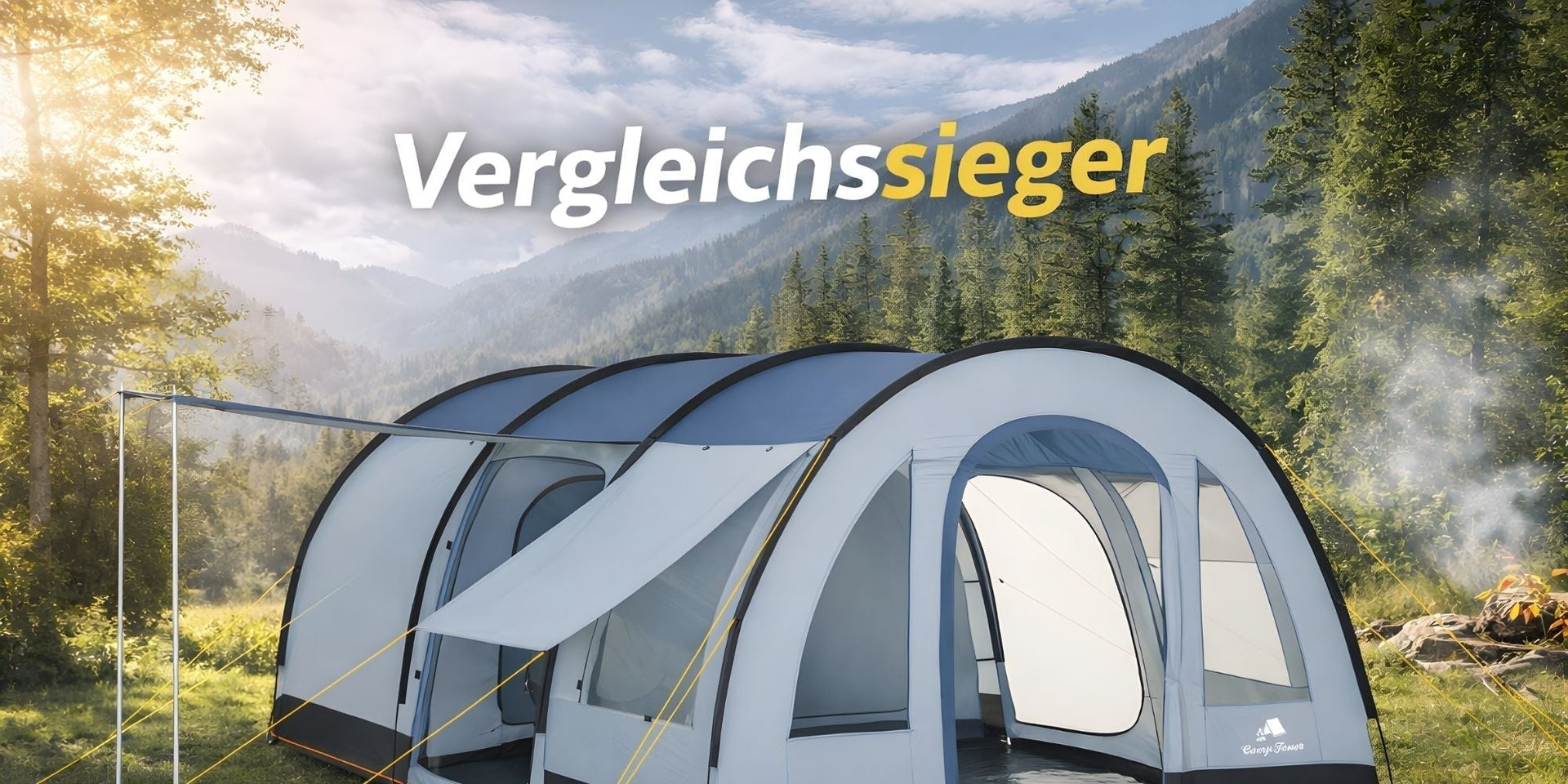 Vergleichssieger 4-Personen-Zelt | CampFeuer Testsieger