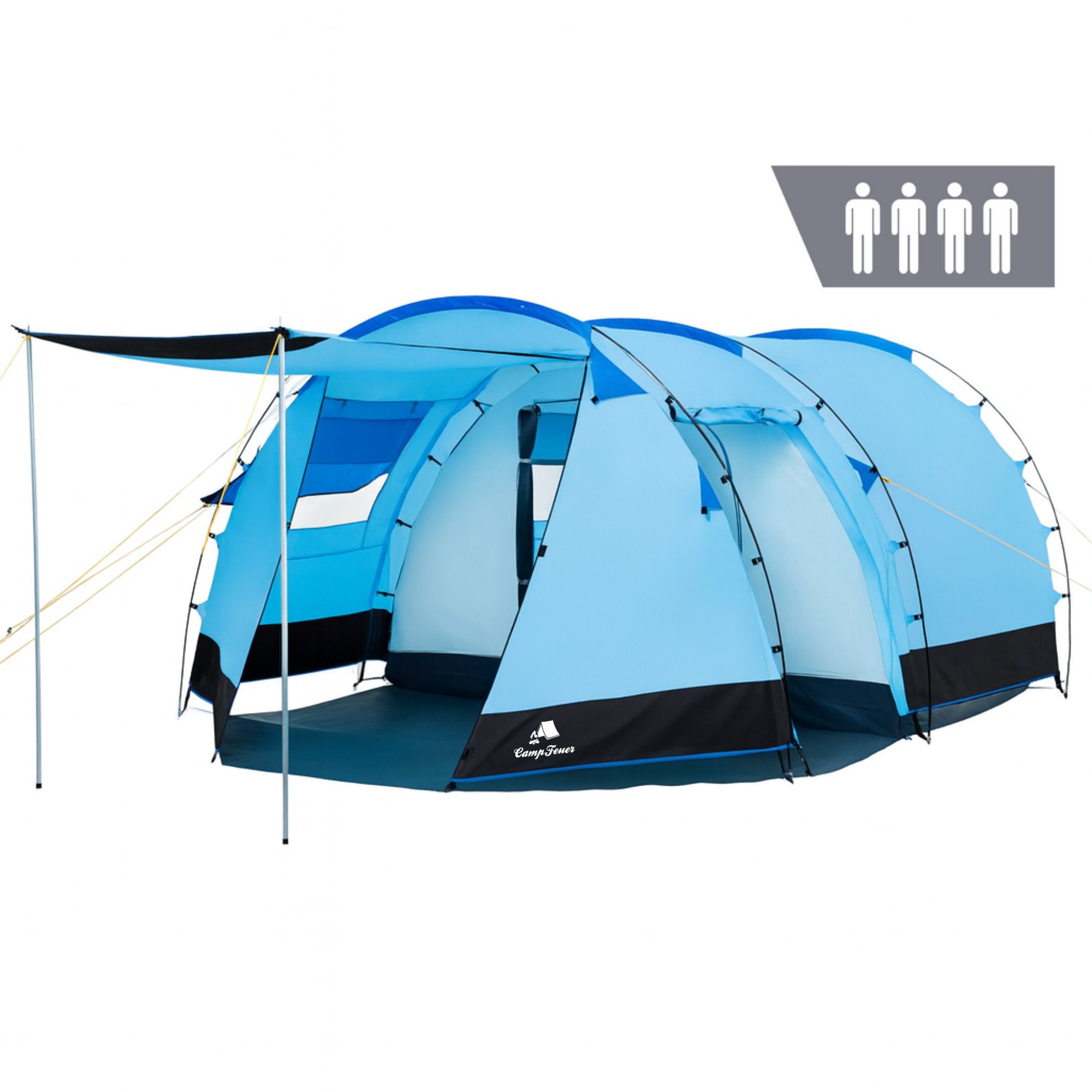 Tunnelzelt "Super+", 4 Personen