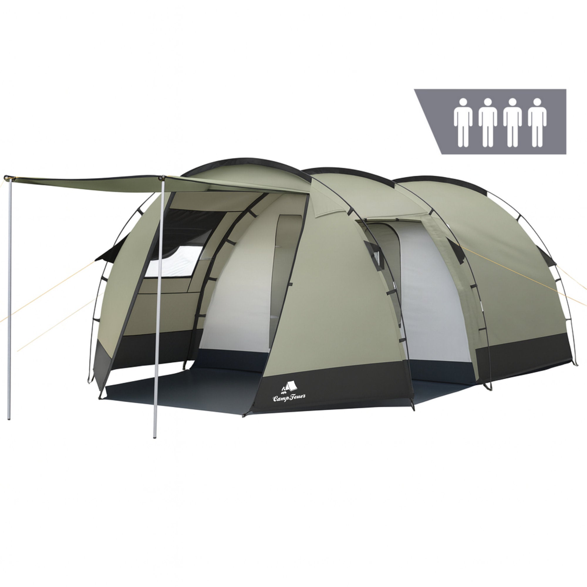 Tunnelzelt "Super+", 4 Personen