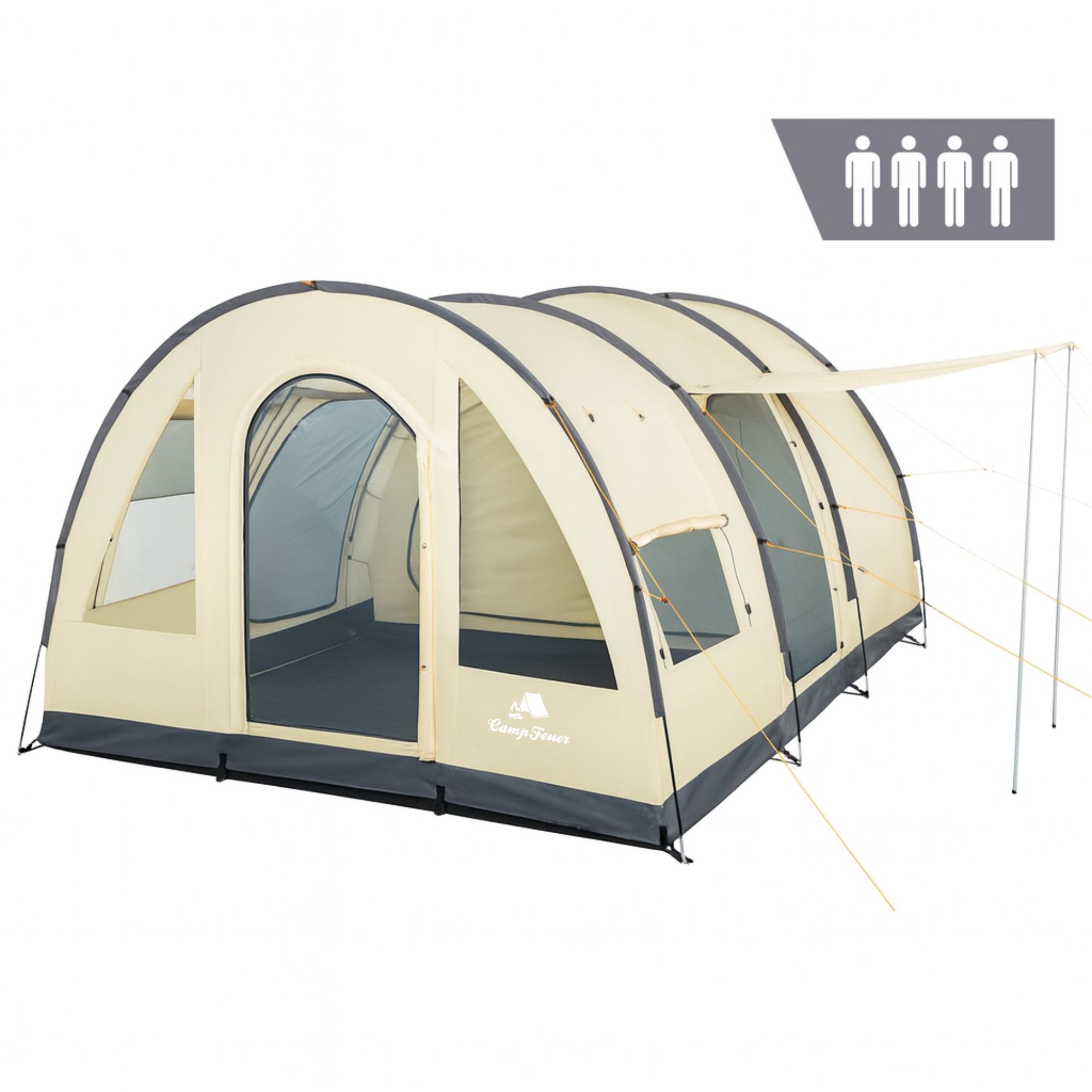 Tunnelzelt "TunnelX", 4 Personen