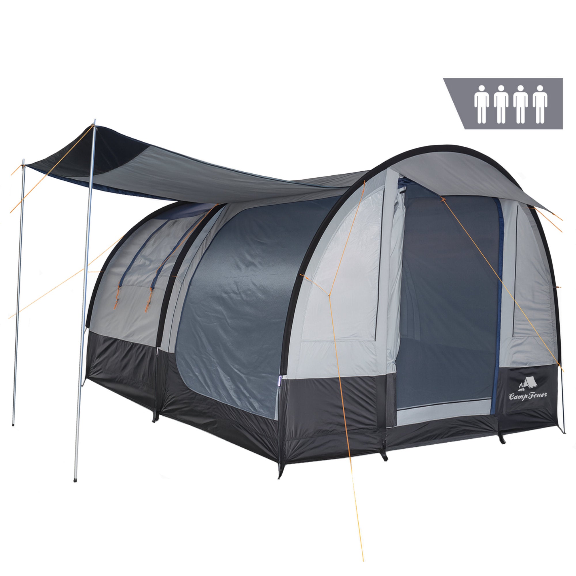 Tunnelzelt "Smart", 4 Personen