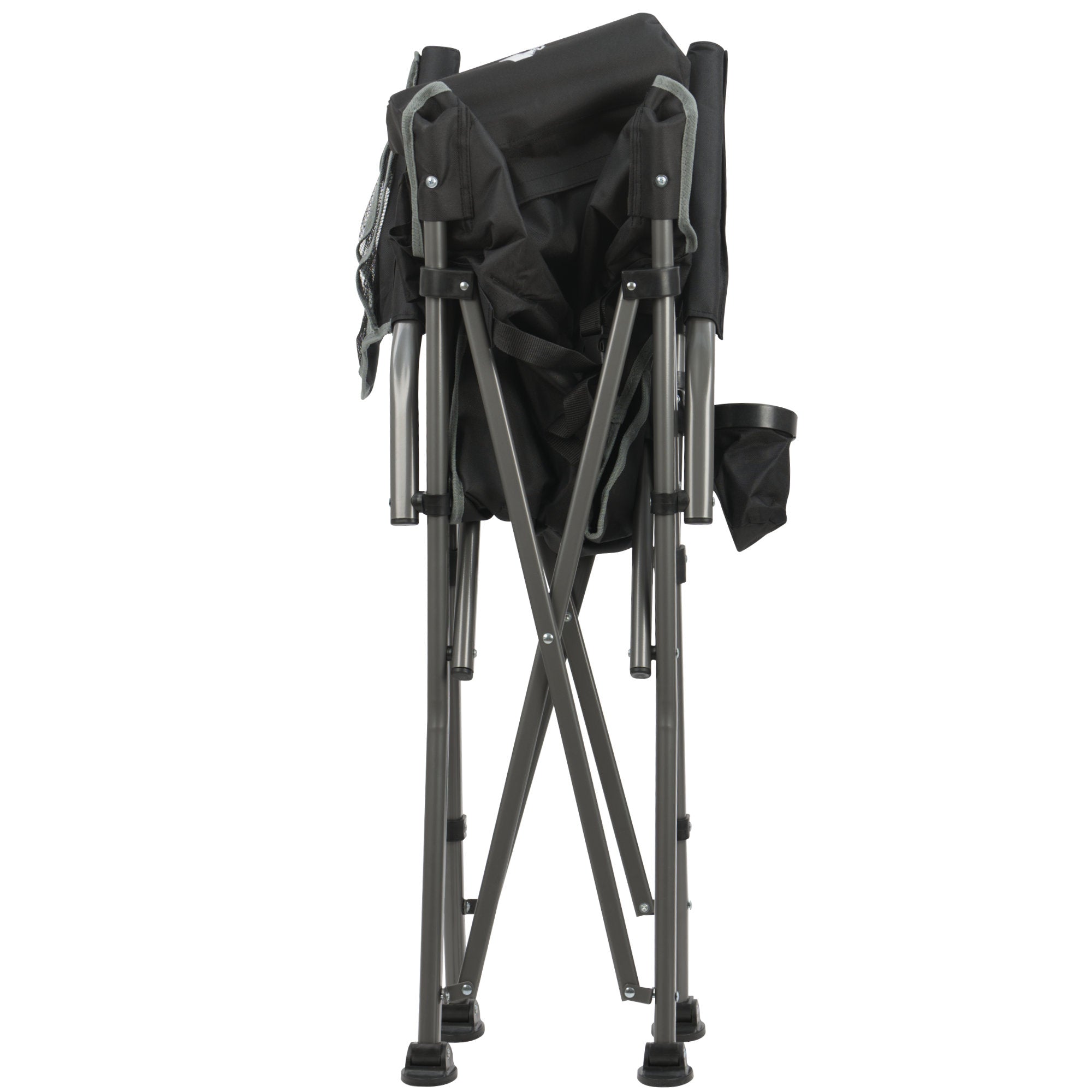 Angelstuhl mit Angelhalterung, faltbar, inkl. Tasche