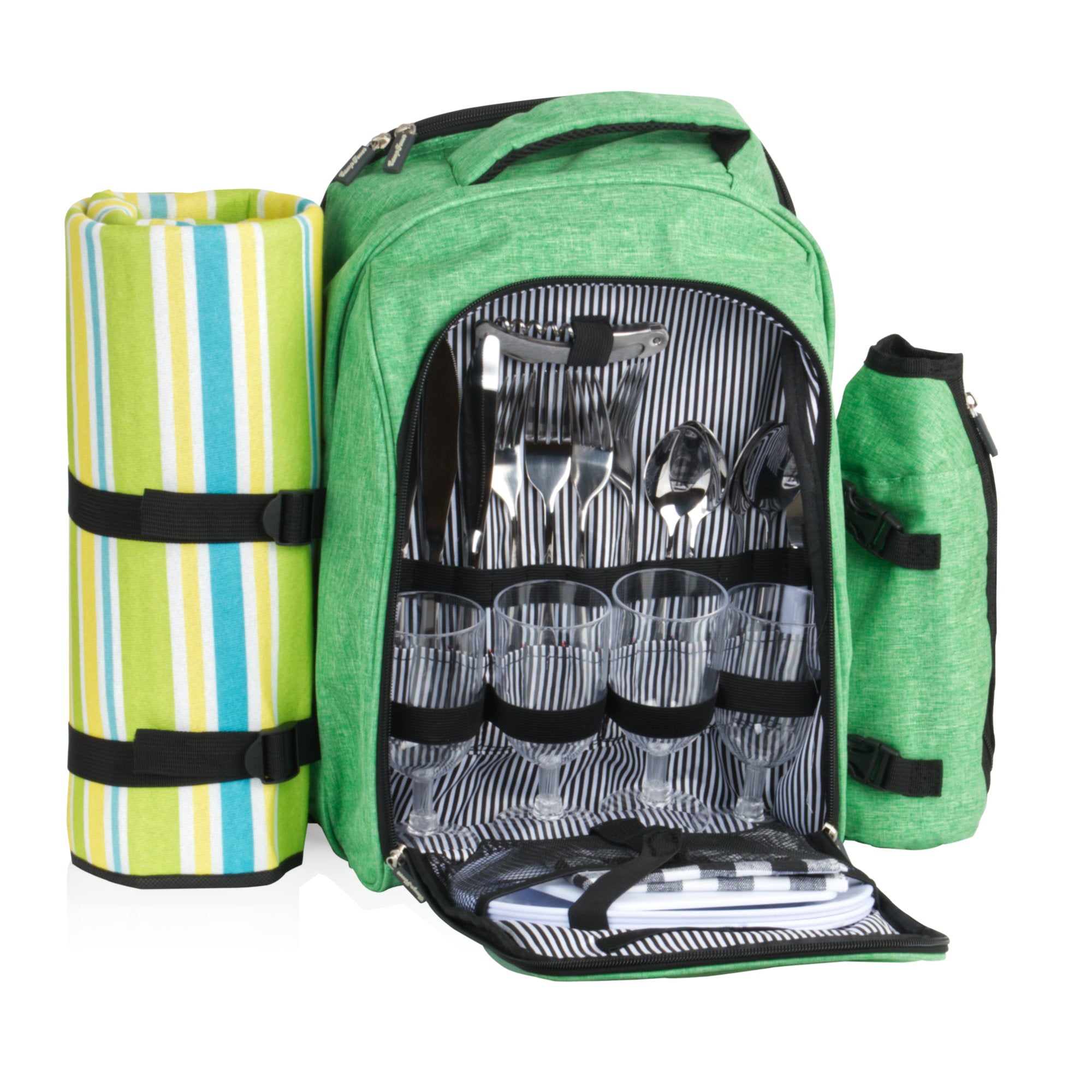 Picknickrucksack, 32-teilig, 4 Personen