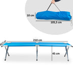 Feldbett, bis 200 kg, inkl. Tragetasche, Campingliege