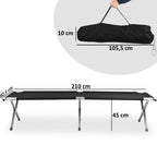 Feldbett, bis 200 kg, inkl. Tragetasche, Campingliege
