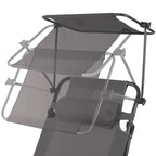 Sonnenliege, inkl. Dach und Arm-Massagerollen