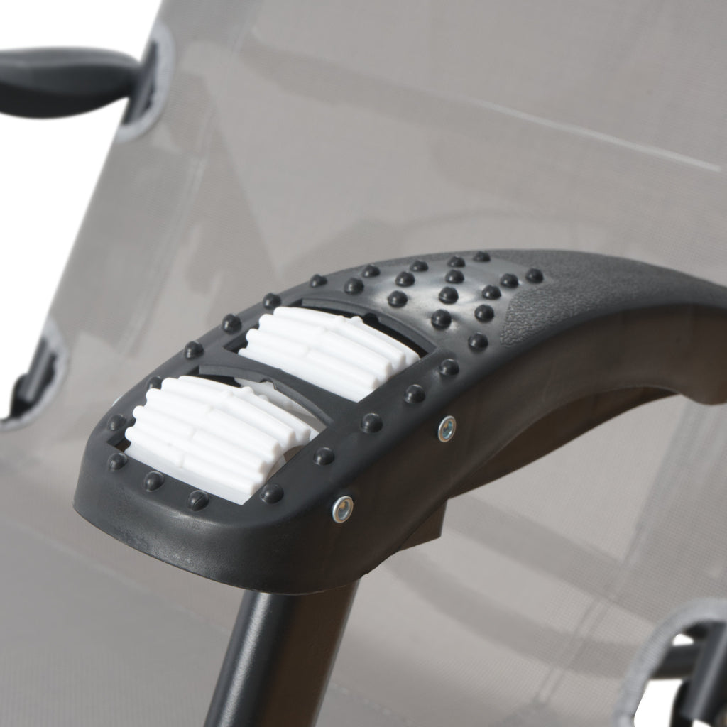 Sonnenliege, inkl. Dach und Arm-Massagerollen