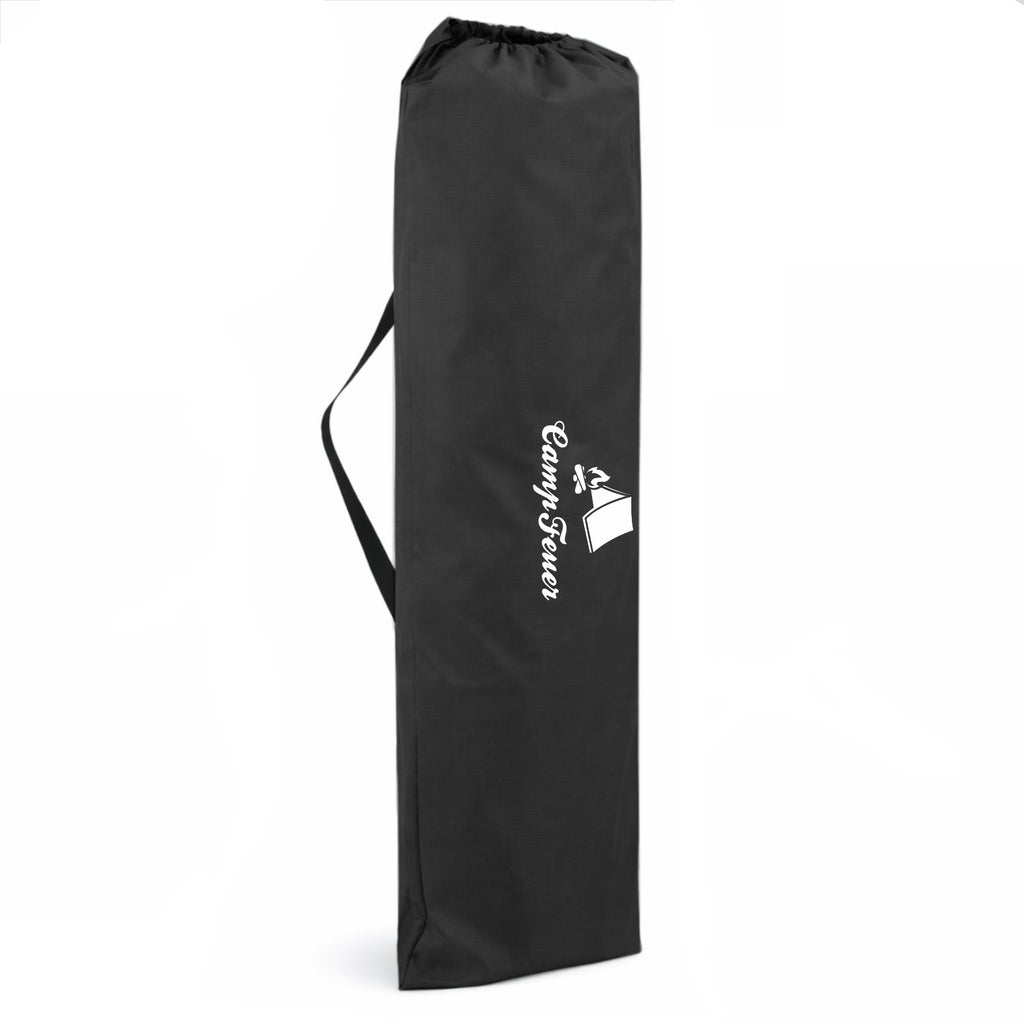 Lit de camping pliant, jusqu'à 150 kg, avec oreiller et sac de transport