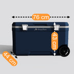 Kühlbox, 70 Liter, mit Rädern
