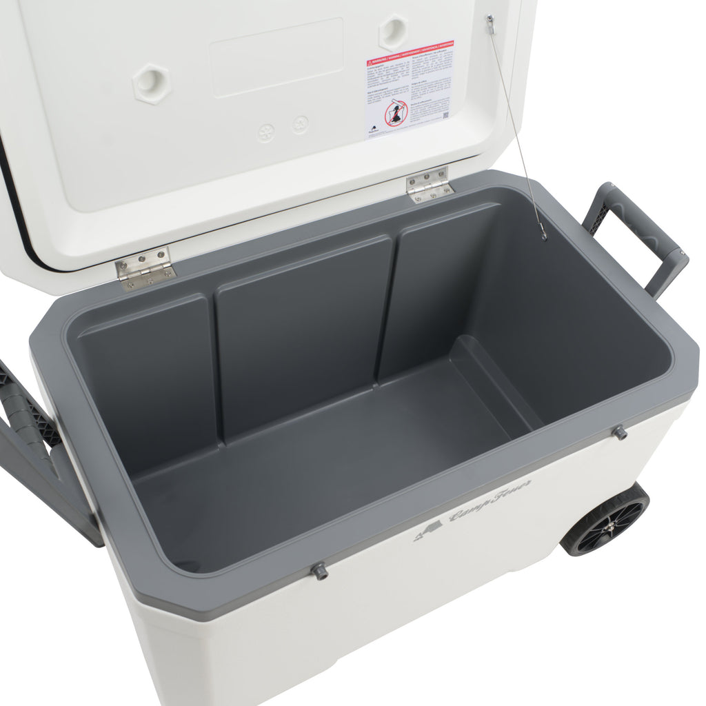 Cooler, 70 liters, with wheels