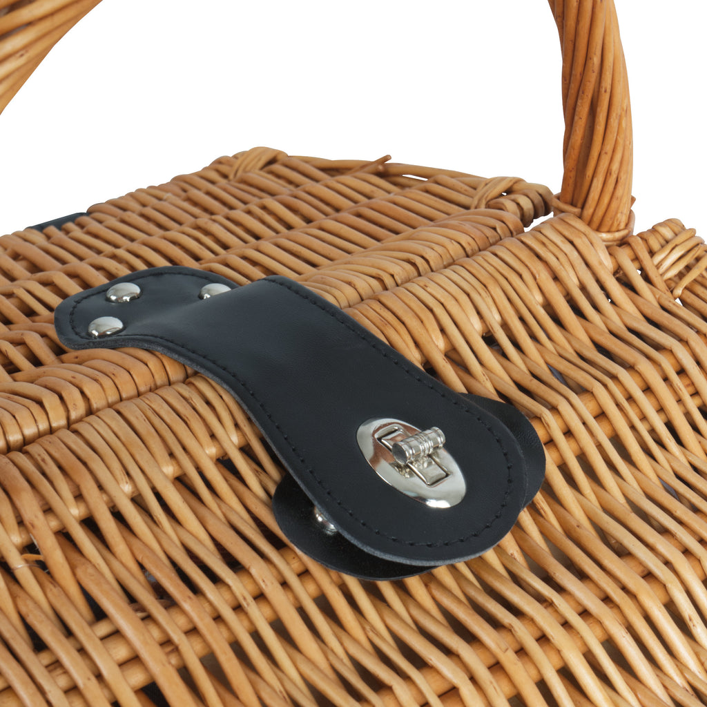 Picknickkorb, inkl. Kühlfach und Geschirr-Set, 12-teilig, 2 Personen