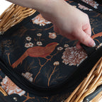 Picknickkorb, inkl. Kühlfach und Geschirr-Set, 12-teilig, 2 Personen