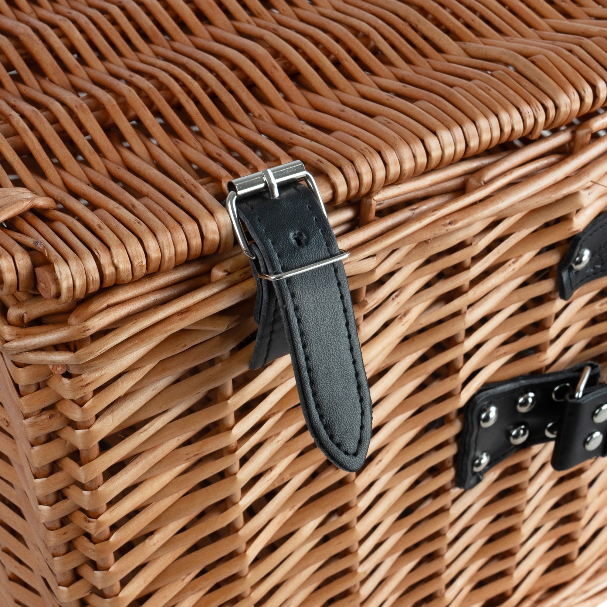 Picknickkorb, 3er Set, Weidenkorb