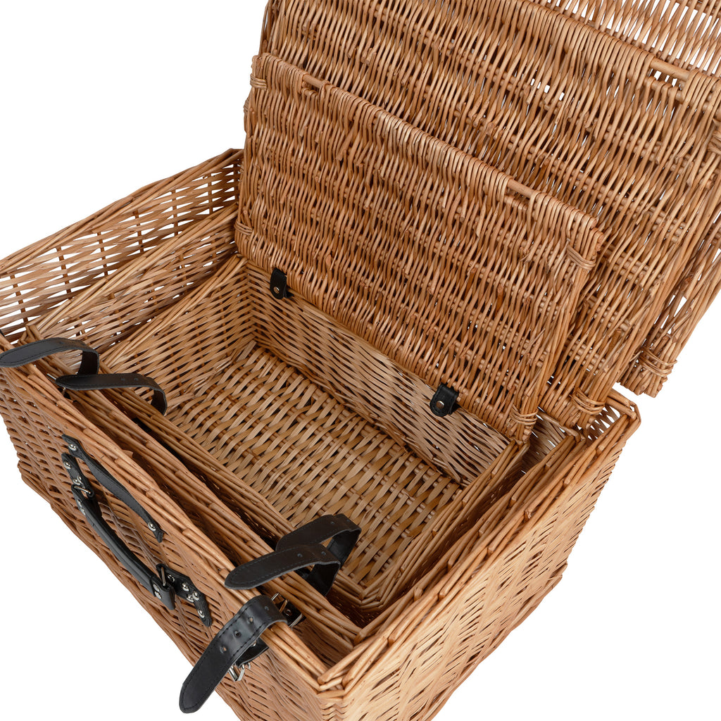 Picknickkorb, 3er Set, Weidenkorb