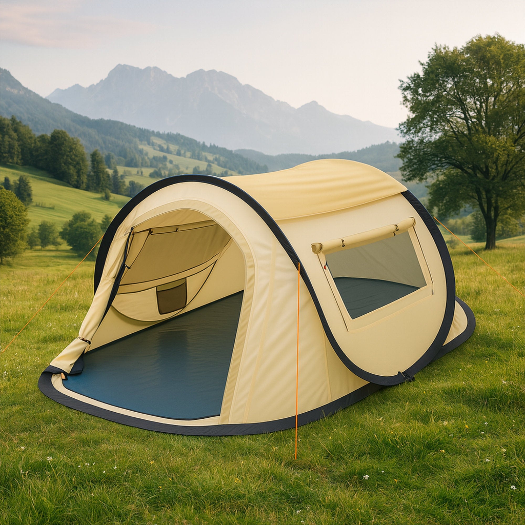 quatscha zelt Zelt "Quiki", 2 Personen, Wurfzelt, Wasserabweisend – CampFeuer