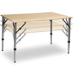 Camping table, bamboo, foldable