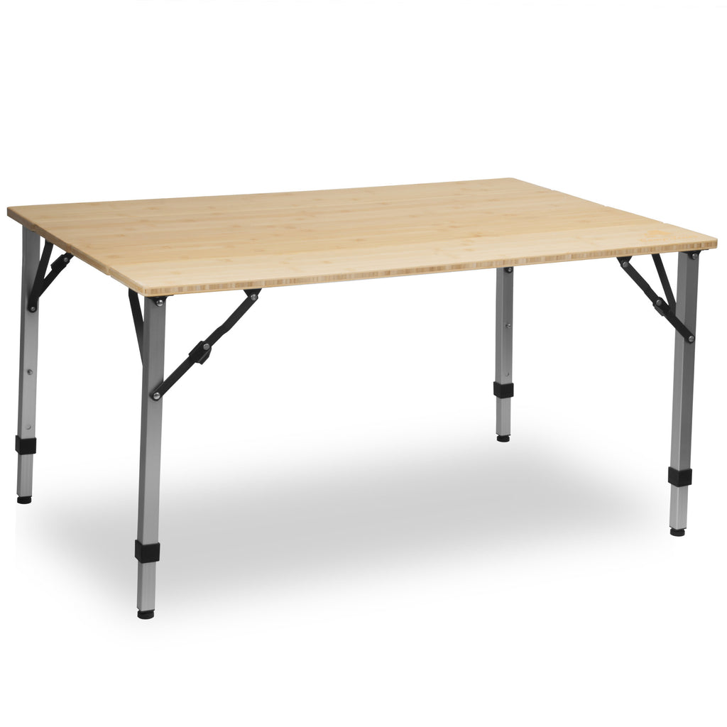 Camping table, bamboo, foldable