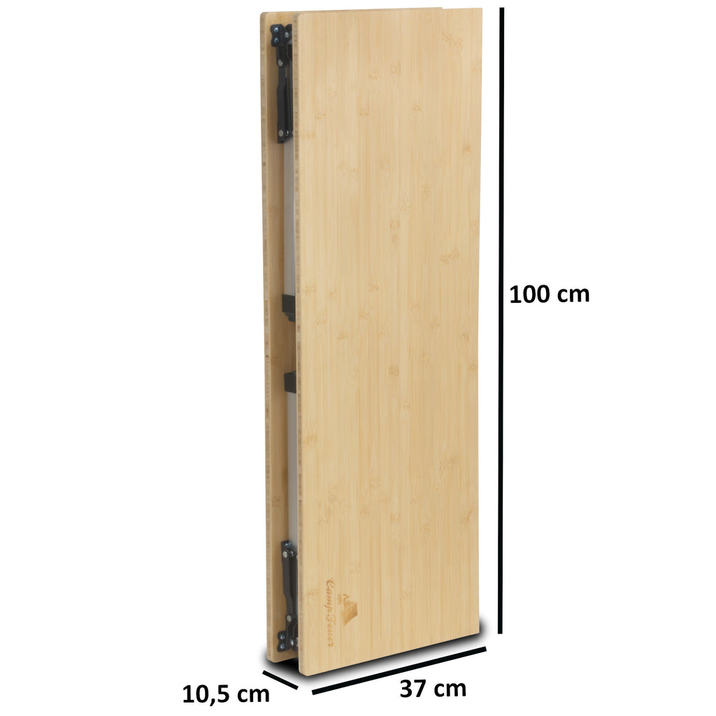 Camping table, bamboo, foldable