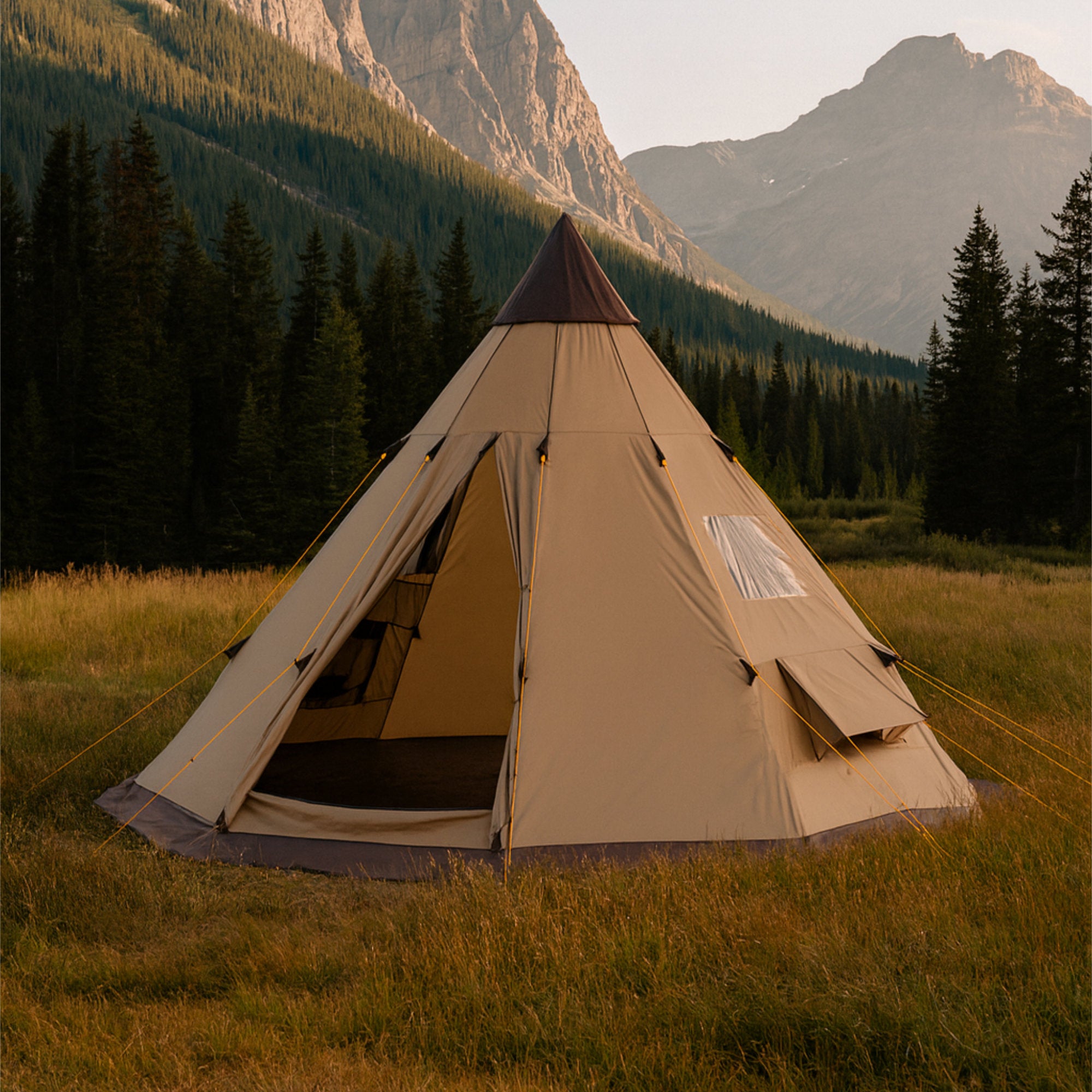 smilla tipi zelt Tipi Zelt "Spirit", 4 Personen, 3000 mm Wassersäule – CampFeuer