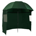 Fishing umbrella, dark green, including bag.