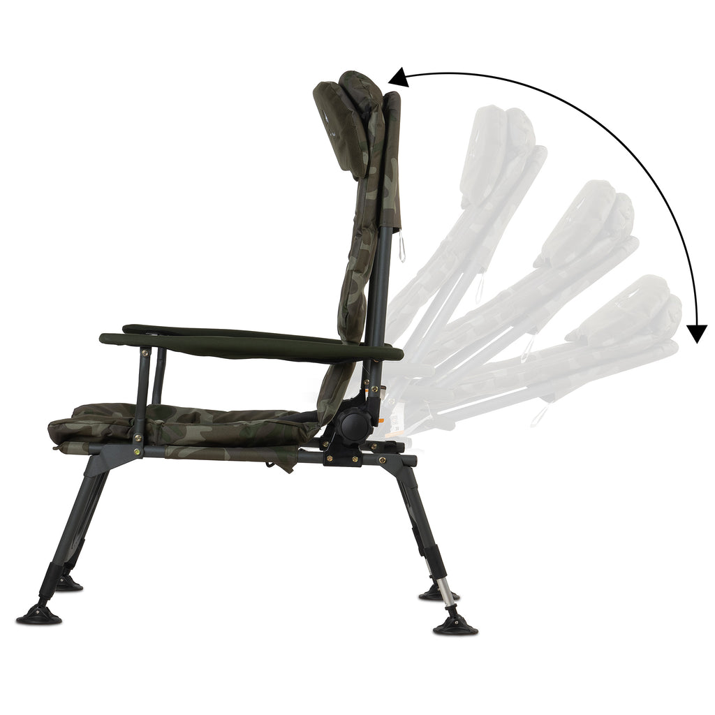 Angelstuhl, Camouflage Olivgrün, 86 x 63,5 x 103 cm