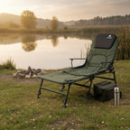 2in1 Angelstuhl, höhenverstellbare Angelliege