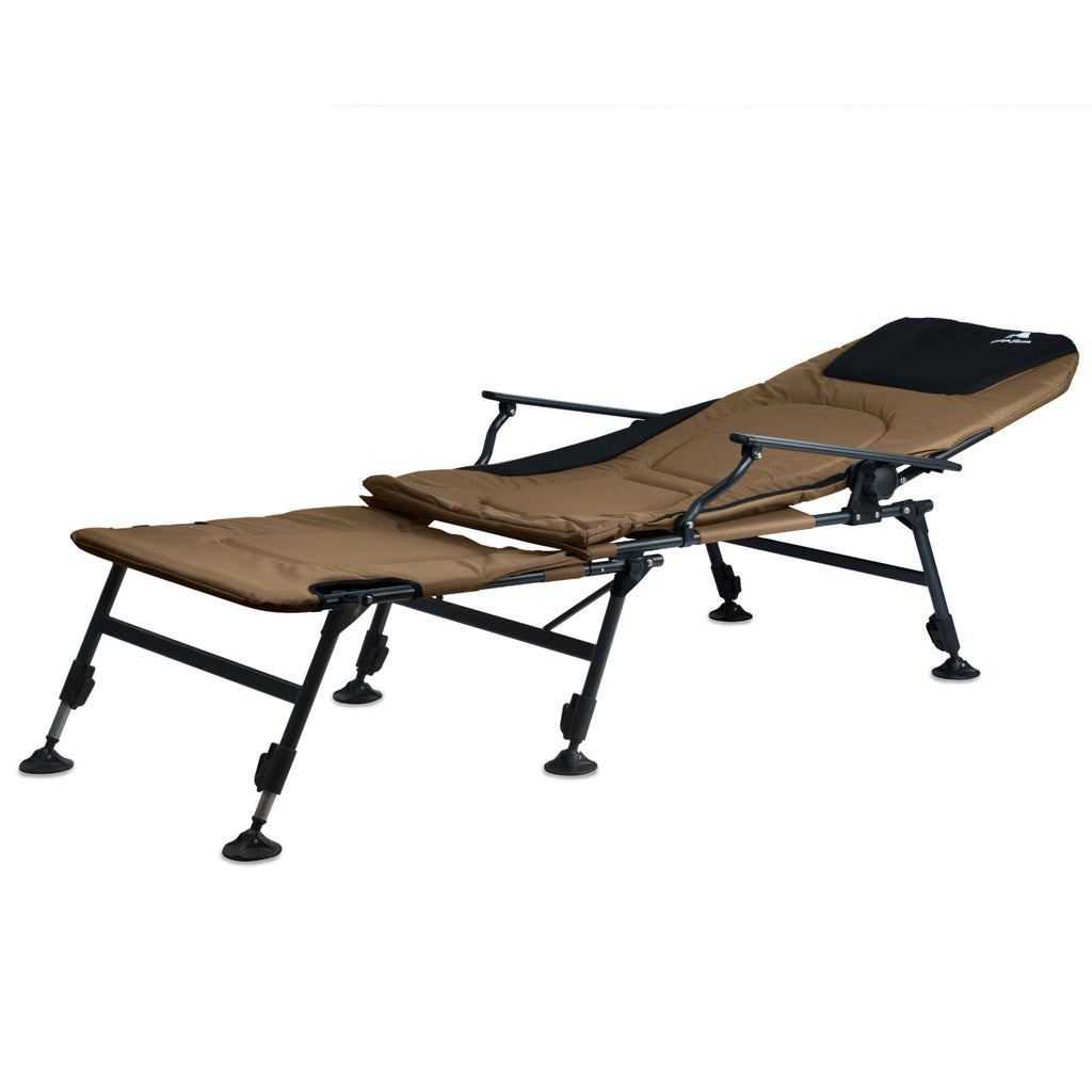 2in1 Angelstuhl, höhenverstellbare Angelliege