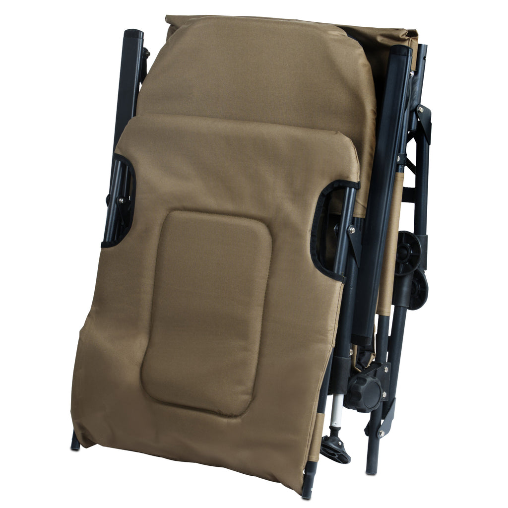 2in1 Angelstuhl, höhenverstellbare Angelliege