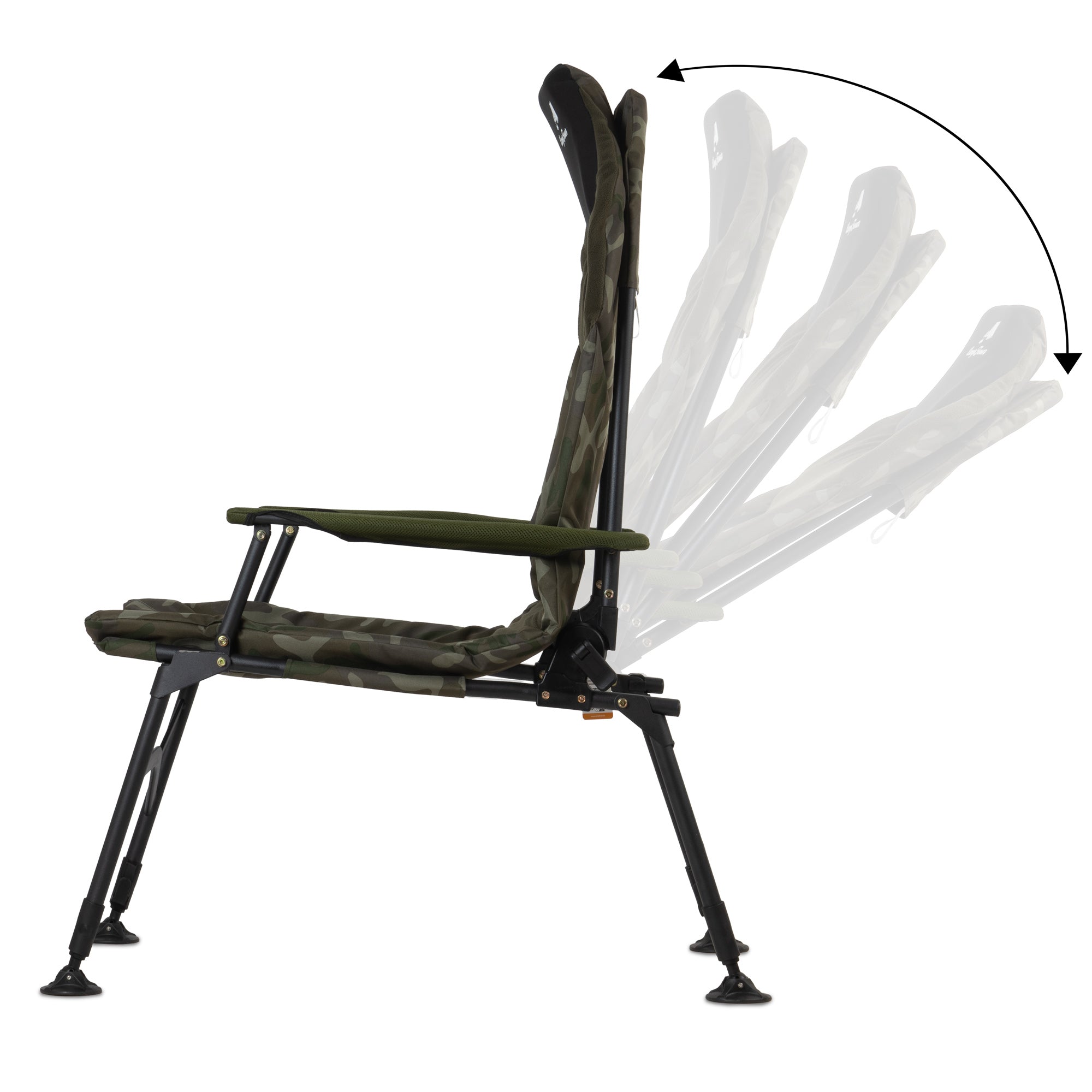 Angelstuhl, Camouflage Olivgrün, 100 x 60 x 120 cm