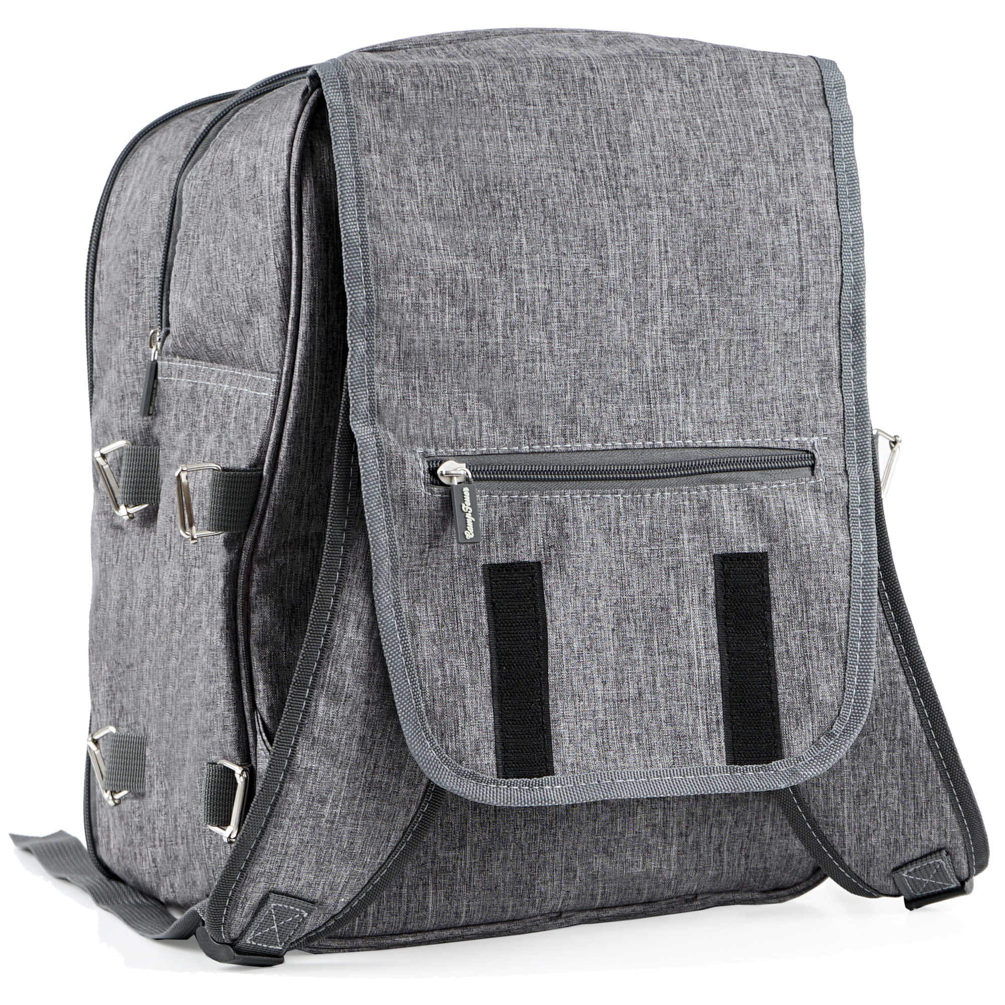 Picknickrucksack, Grau, 32-teilig, 4 Personen