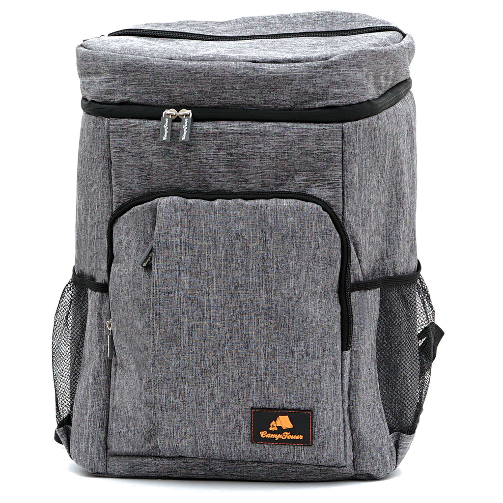 Cooler backpack, grey, 20 liters, 44 x 32 x 23 cm, waterproof