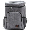 Cooler backpack, grey, 20 liters, 44 x 32 x 23 cm, waterproof
