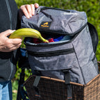 Kühlrucksack, Grau, 20 Liter, 30 x 20 x 46 cm, wasserdicht