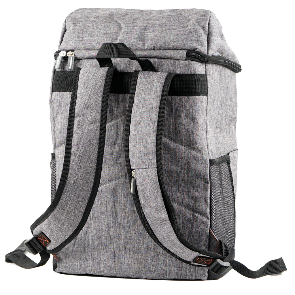 Kühlrucksack, Grau, 20 Liter, 30 x 20 x 46 cm, wasserdicht