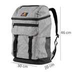 Kühlrucksack, Grau, 20 Liter, 30 x 20 x 46 cm, wasserdicht