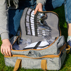 Picknicktasche, Grau, 20-teilig, 4 Personen