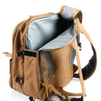 Picknickrucksack, Braun, 32-teilig, 4 Personen