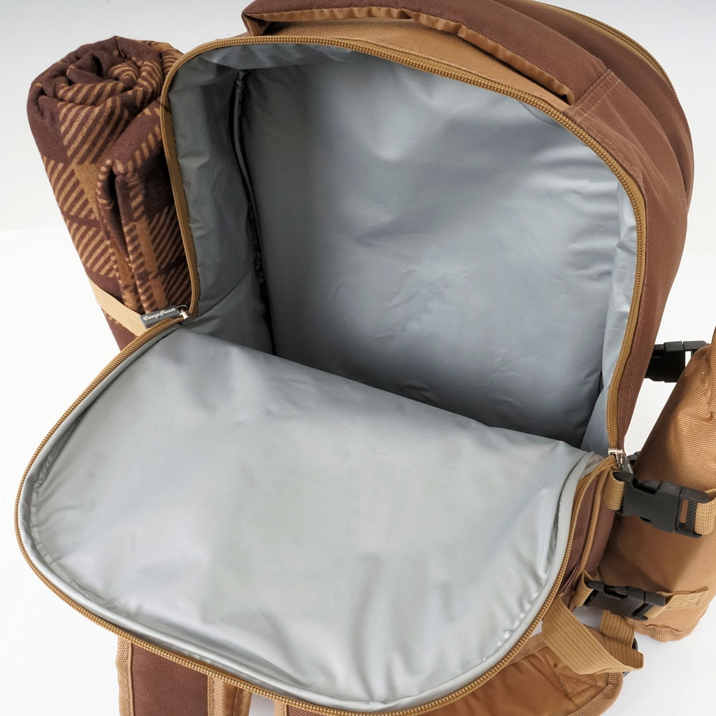 Picknickrucksack, 32-teilig, 4 Personen, wasserdicht