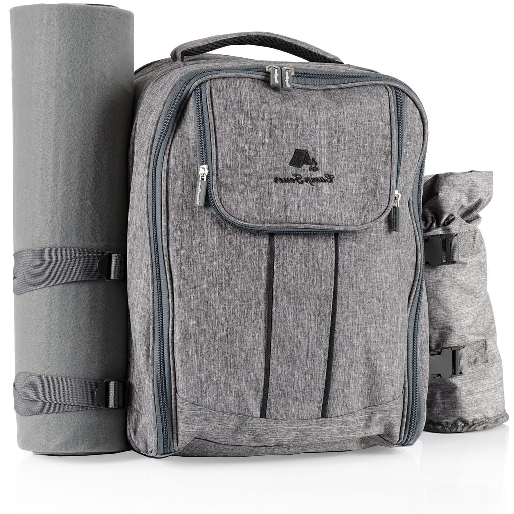 Picknickrucksack, 32-teilig, 4 Personen, wasserdicht
