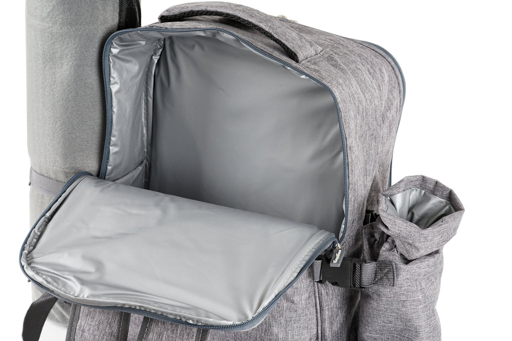 Picknickrucksack, 32-teilig, 4 Personen, wasserdicht