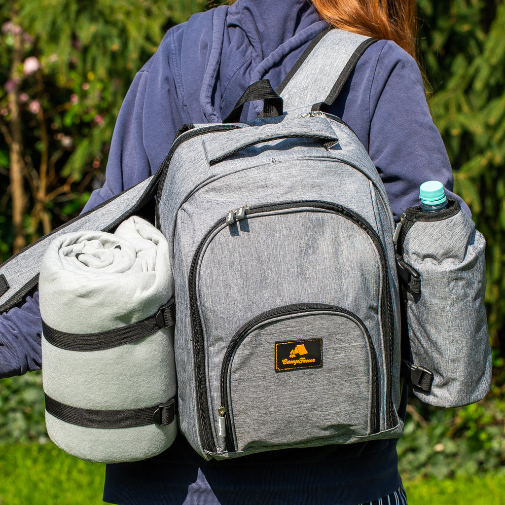 Picknickrucksack, 32-teilig, 4 Personen