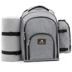 Picknickrucksack, 32-teilig, 4 Personen