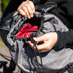 Rucksack mit Kühlfach, Grau, 20 Liter, wasserdicht