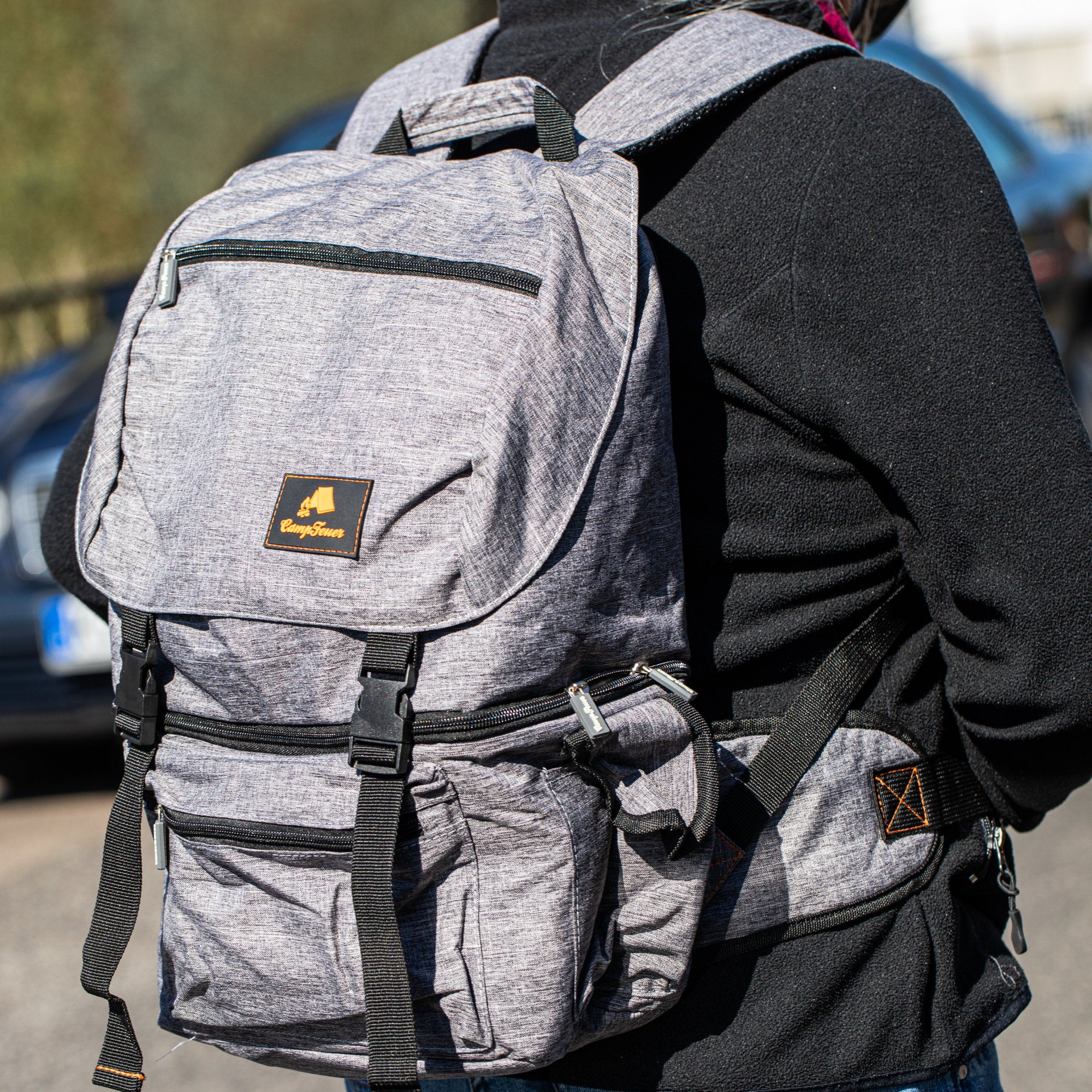 wanderrucksack mit kühlfach Rucksack mit Kühlfach, Grau, 20 Liter, wasserdicht – CampFeuer