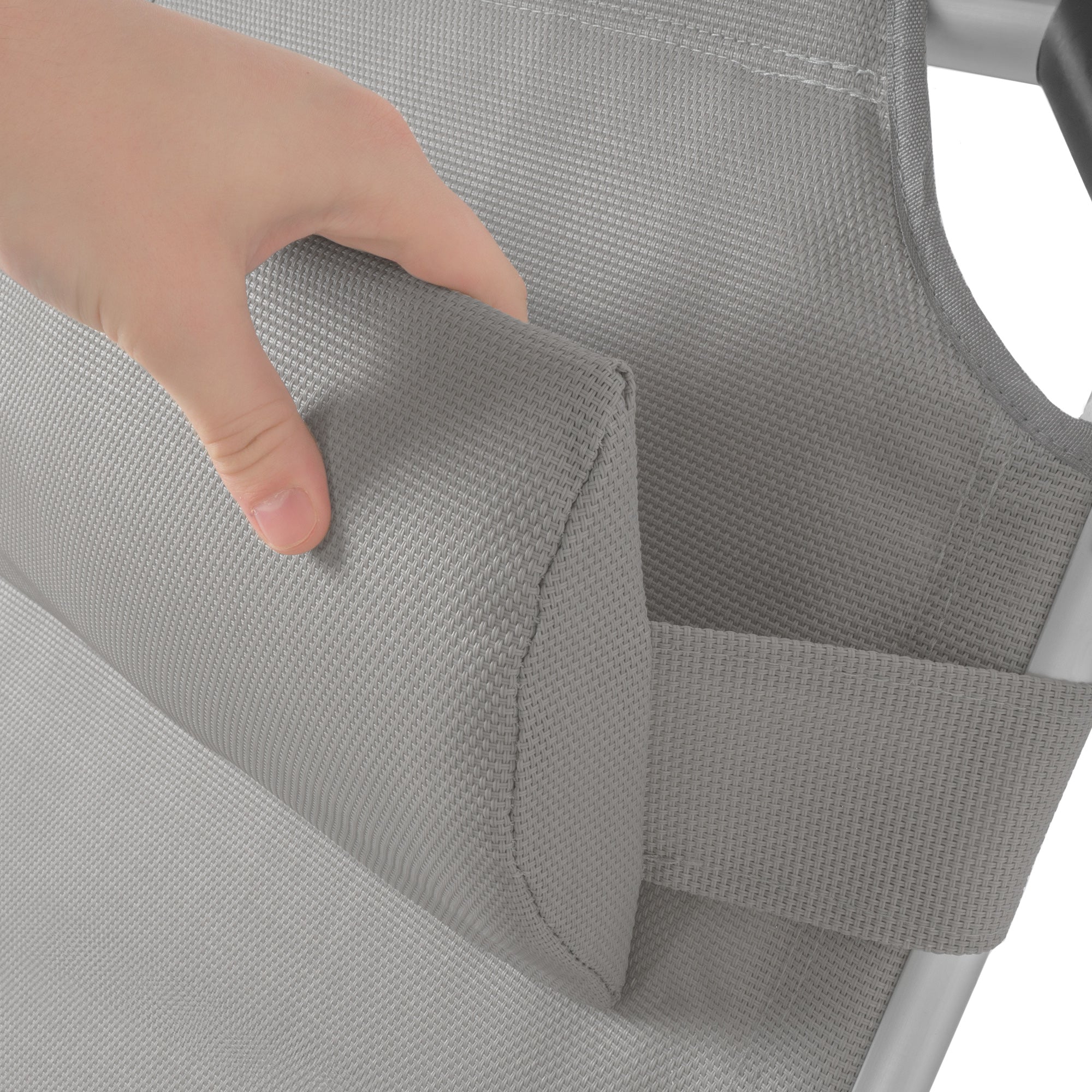 Sonnenliege, inkl. Dach, Alu Campingliege